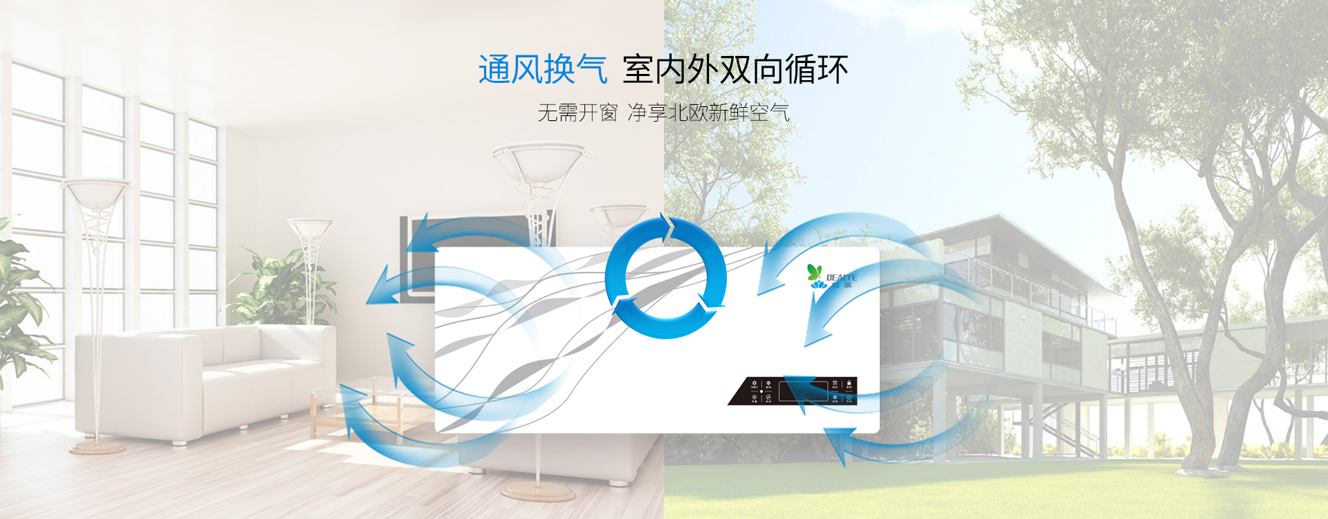 通風(fēng)換氣，外循環(huán)